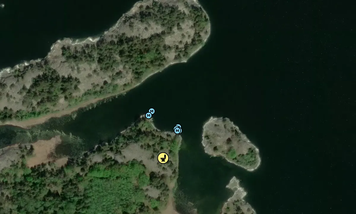 Satelite image of Skallö - Norrköping