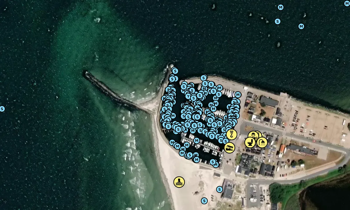 Satelite image of Skanör