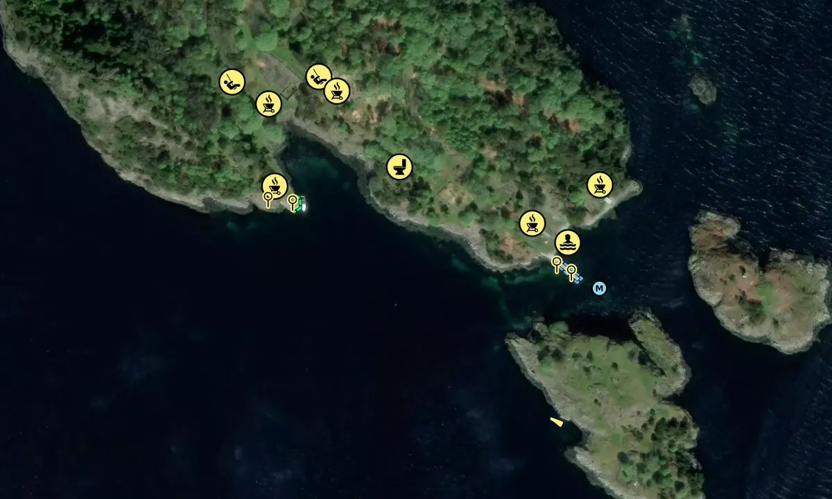 Satelite image of Skarvøyna - Herdla
