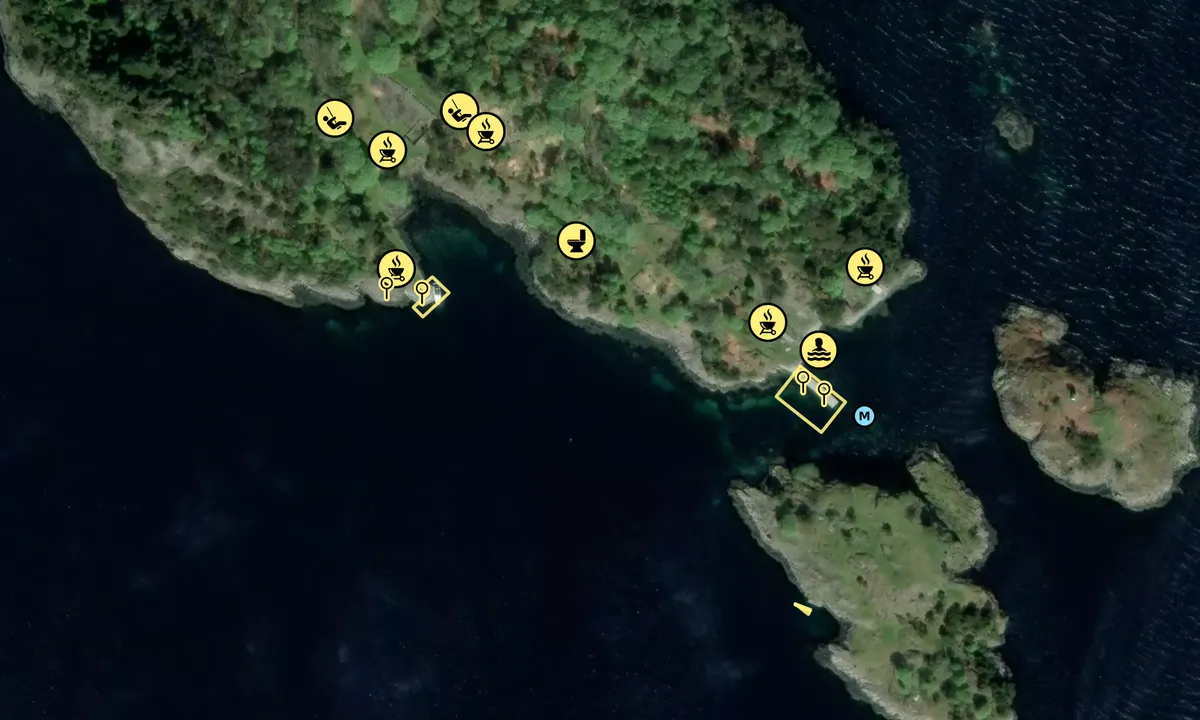 Satelite image of Skarvøyna - Herdla