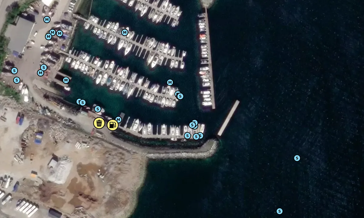 Satelite image of Skattøra Marina