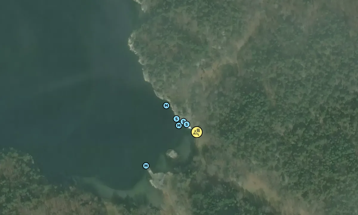 Satelite image of Skauerøya Øst