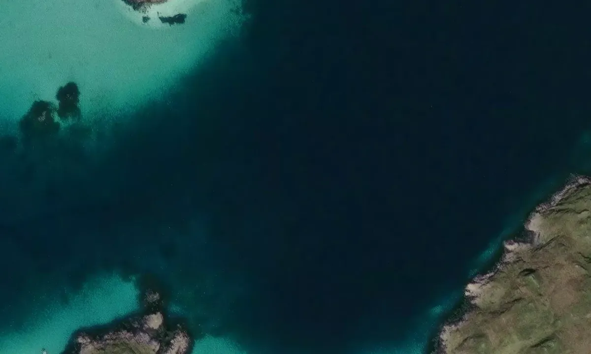Satelite image of Skipperøya naturhavn