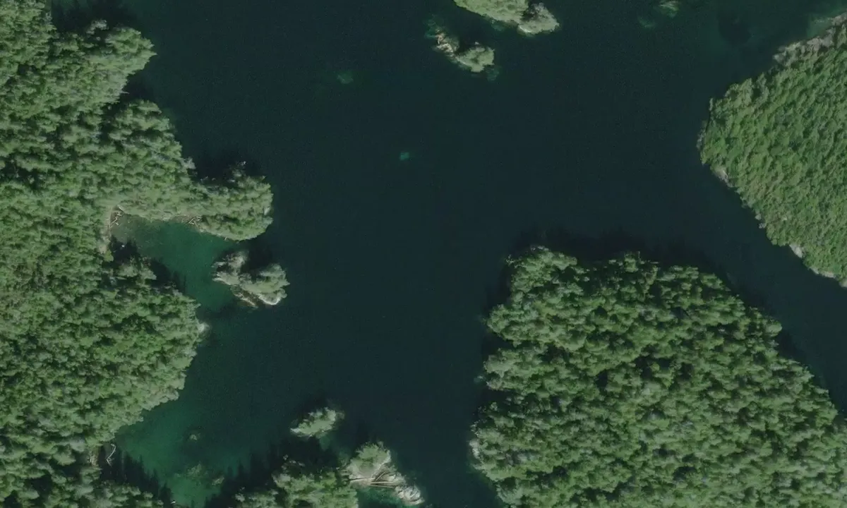 Satelite image of Skull Cove