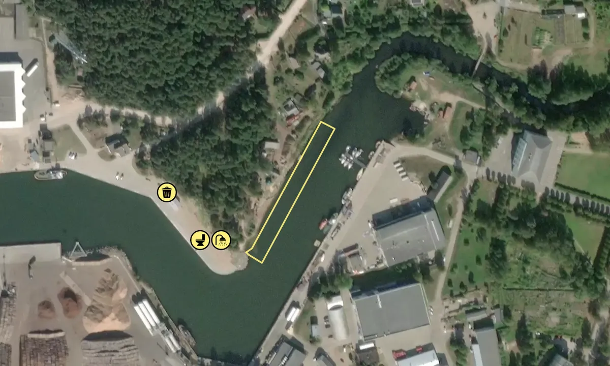 Satelite image of Skulte Yacht Harbour