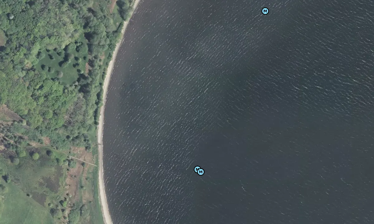 Satelite image of Skyum bjerge