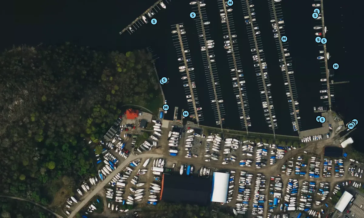 Satelite image of Slagsta Marina