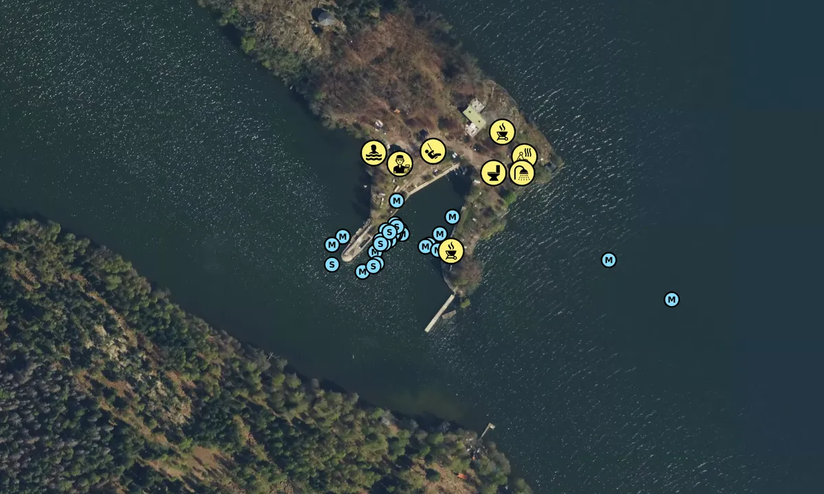 Satelite image of Slandö kalv