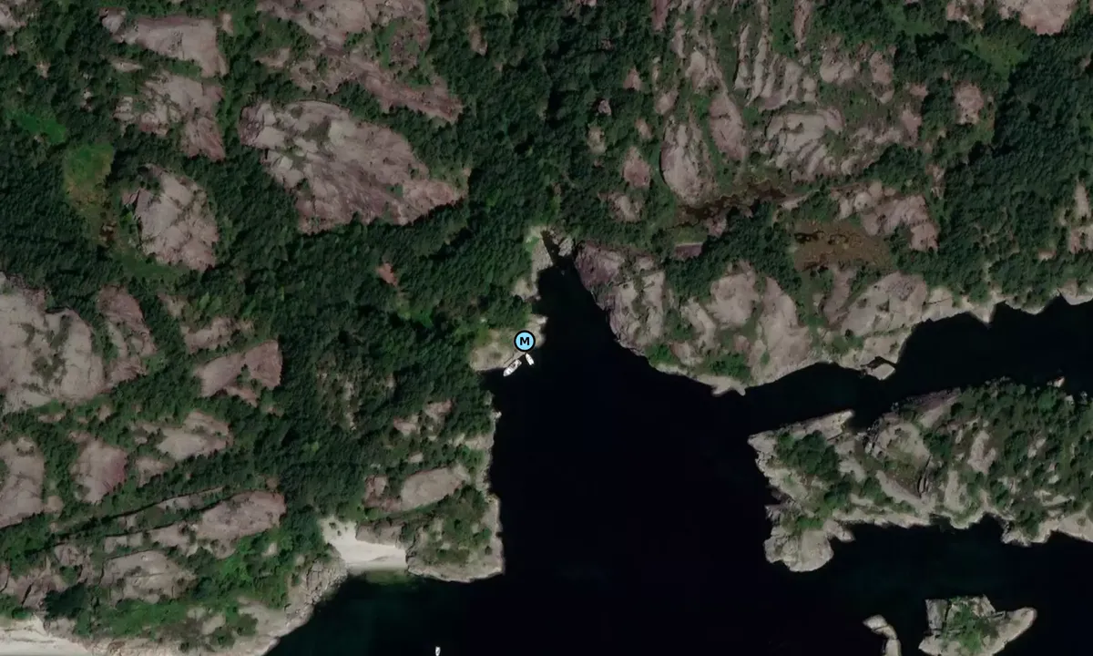 Satelite image of Slåsholmbukten