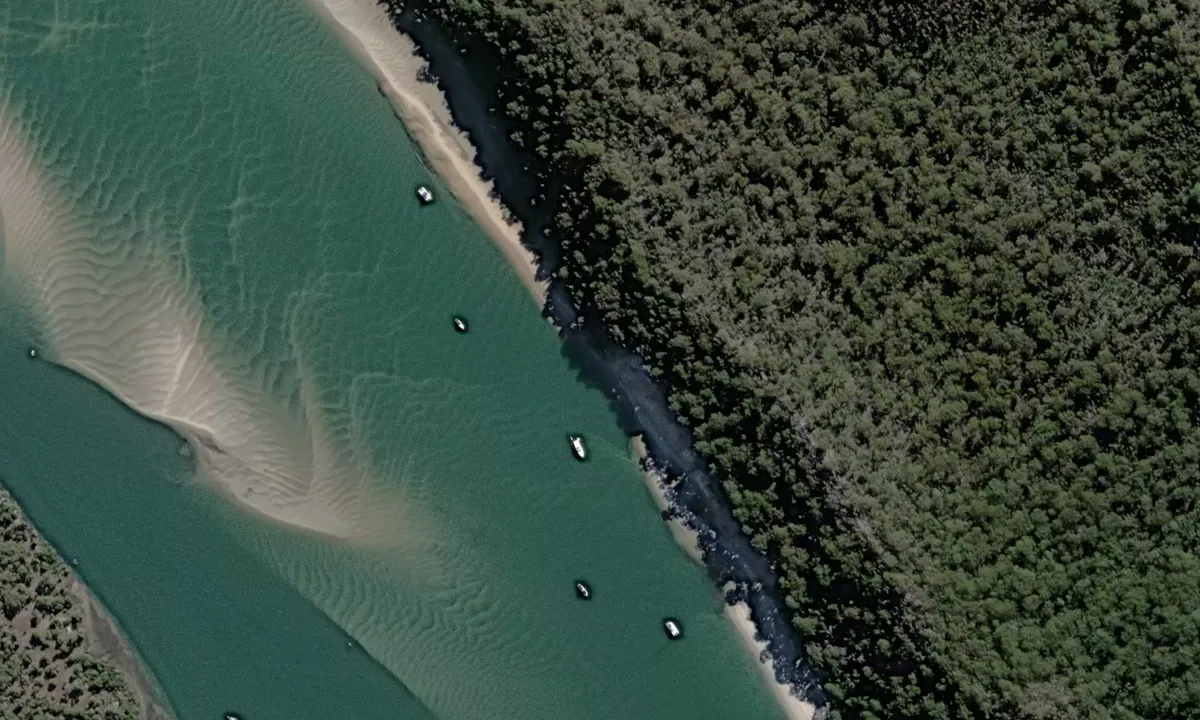 Flyfoto av Slipping Sands