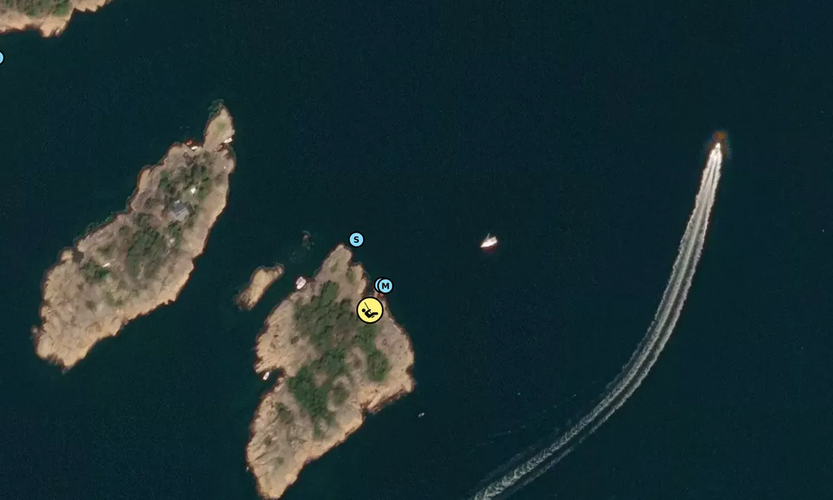 Satelite image of Småholmene