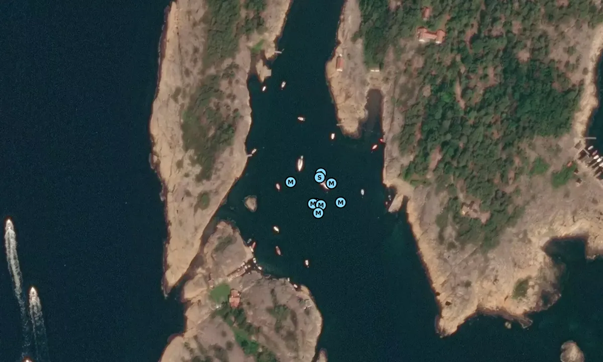 Satelite image of Smaustangen