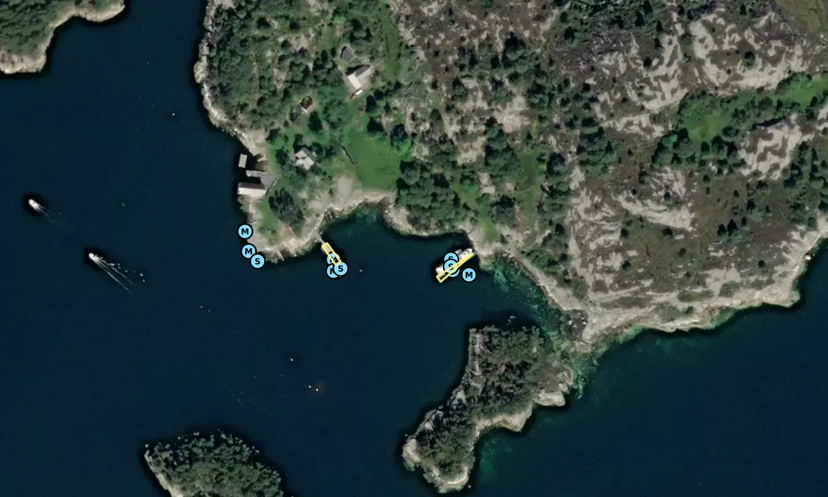 Satelite image of Smedaholmen
