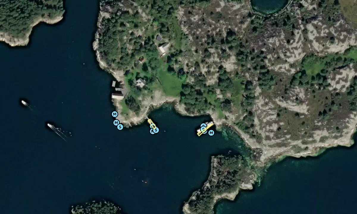 Satelite image of Smedaholmen