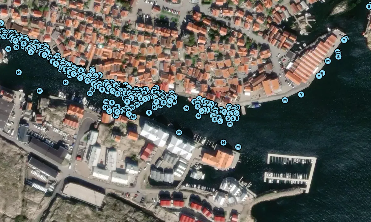 Satelite image of Smögen