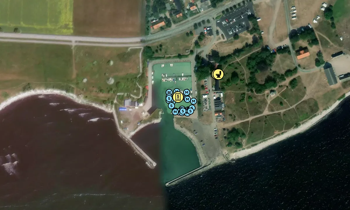 Satelite image of Smygehamn - Smygehuk