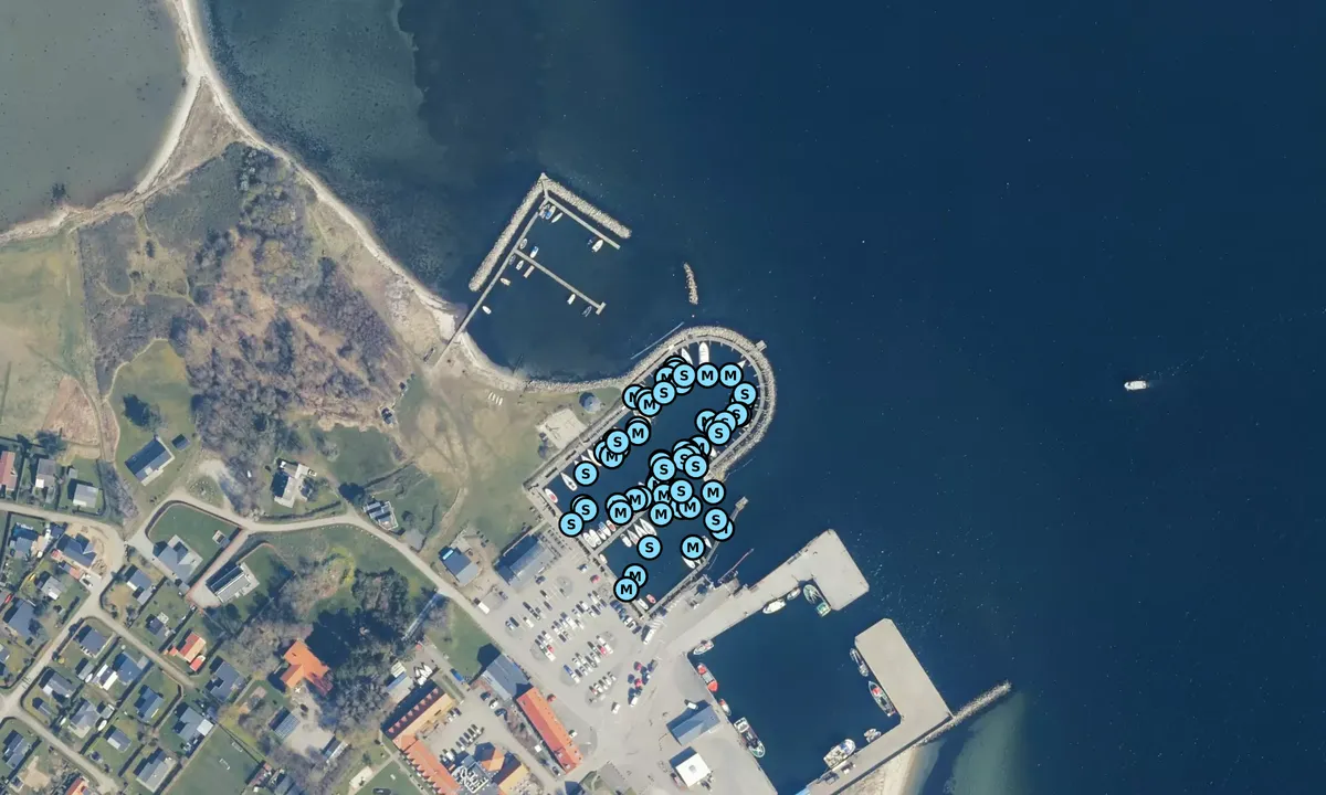 Satelite image of Snaptun lystbådehavn a.m.b.a