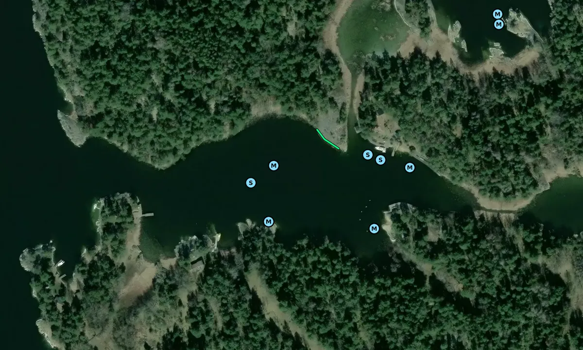Satelite image of Snörum - Björkholmen