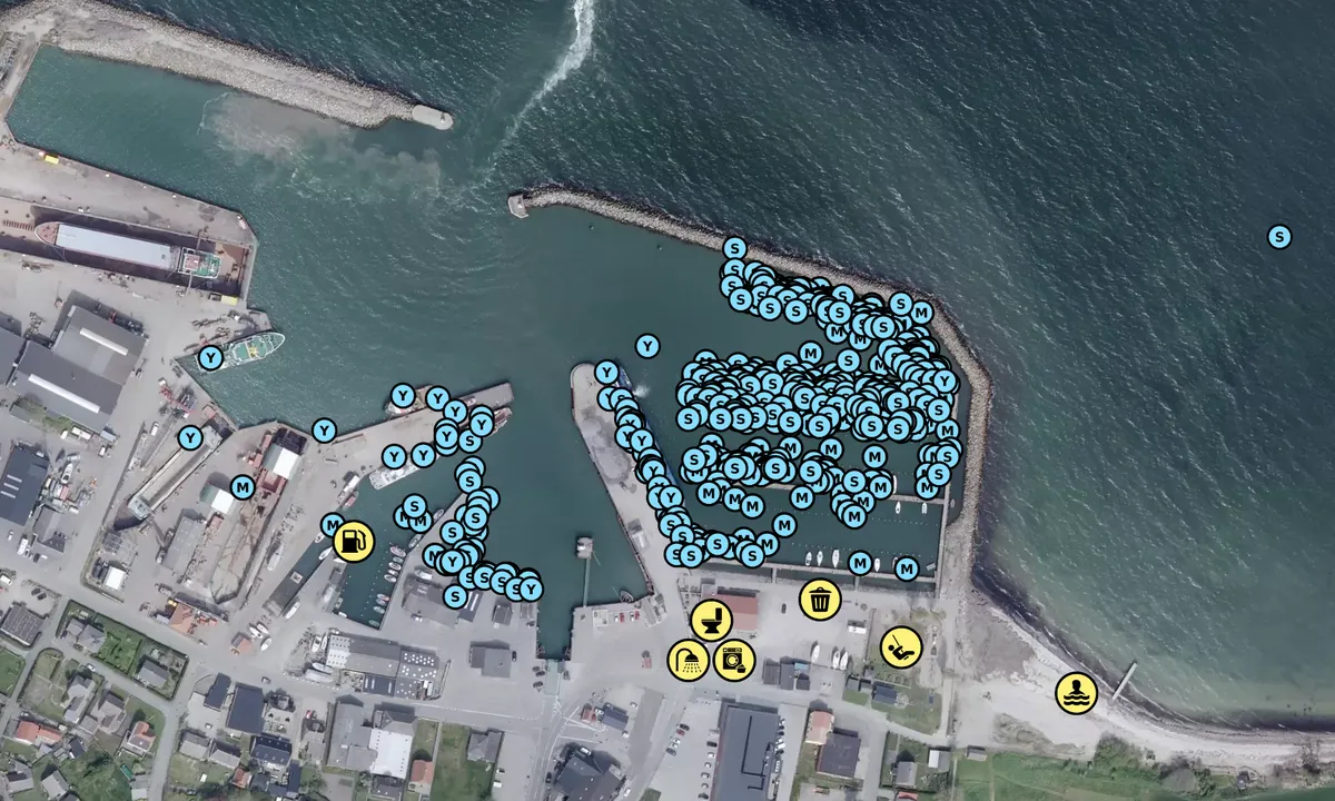 Satelite image of Søby Havn (Ærø)