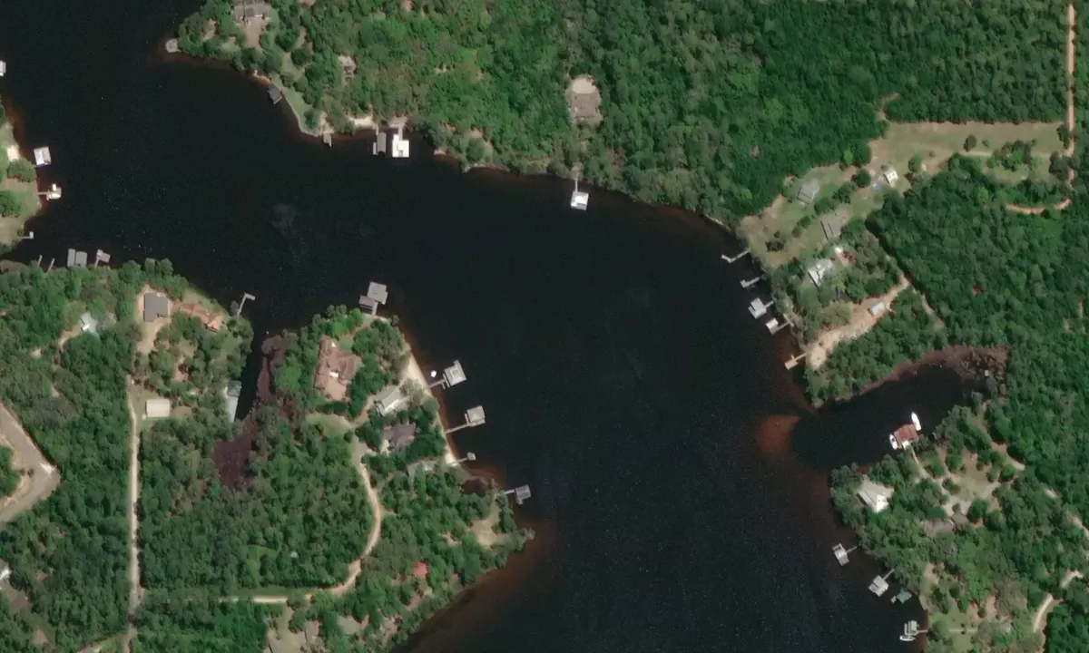 Satelite image of Soldier Creek
