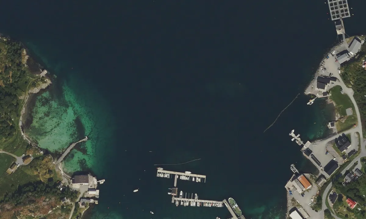 Flyfoto av Solfjellsjøen - Dønna