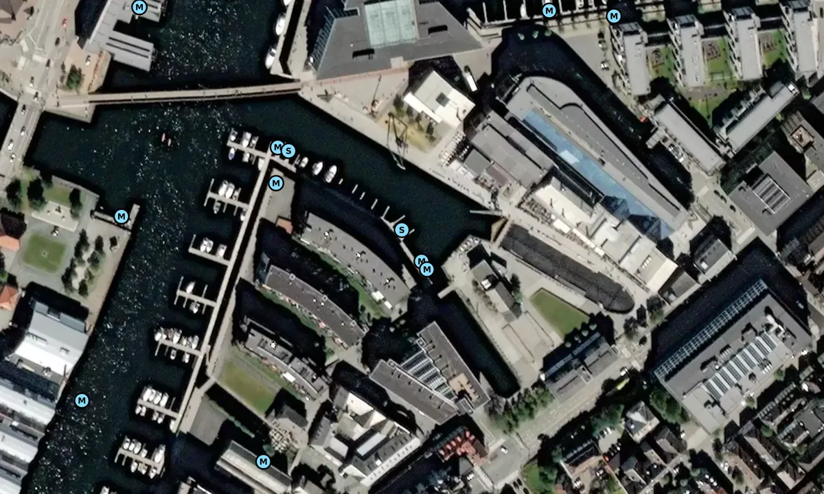 Satelite image of Solsiden Dokkbassenget