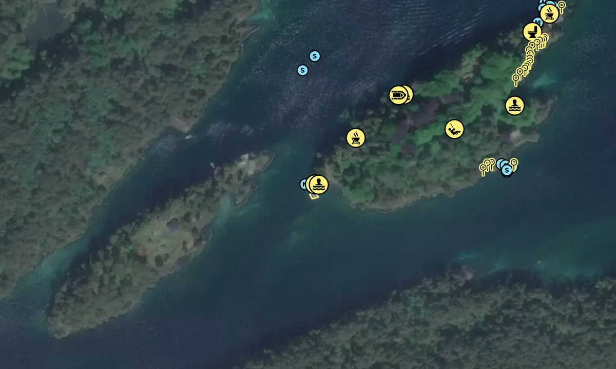 Satelite image of Solstråleøya - Syd Vest