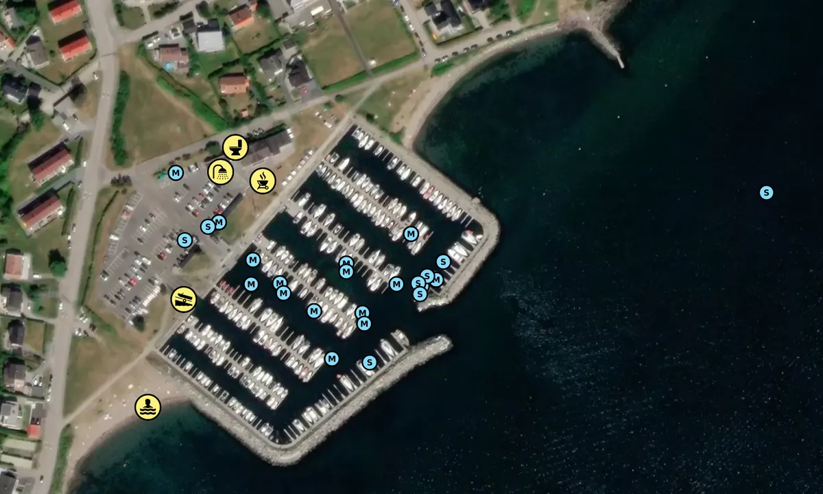 Satelite image of Søly Båthavn