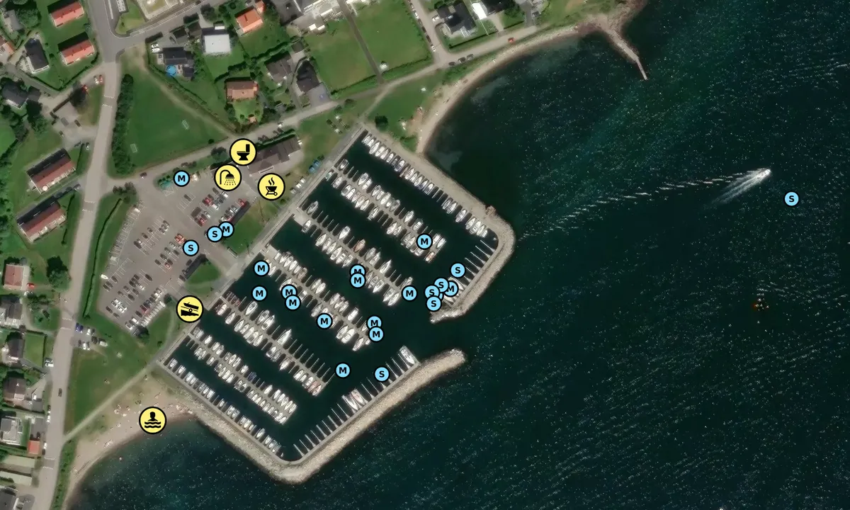 Satelite image of Søly Båthavn