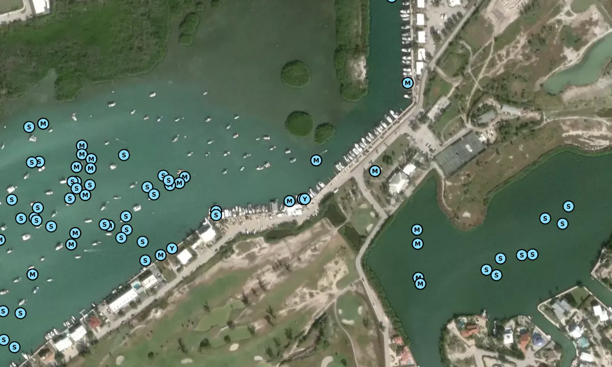 Satelite image of Sombrero Marina