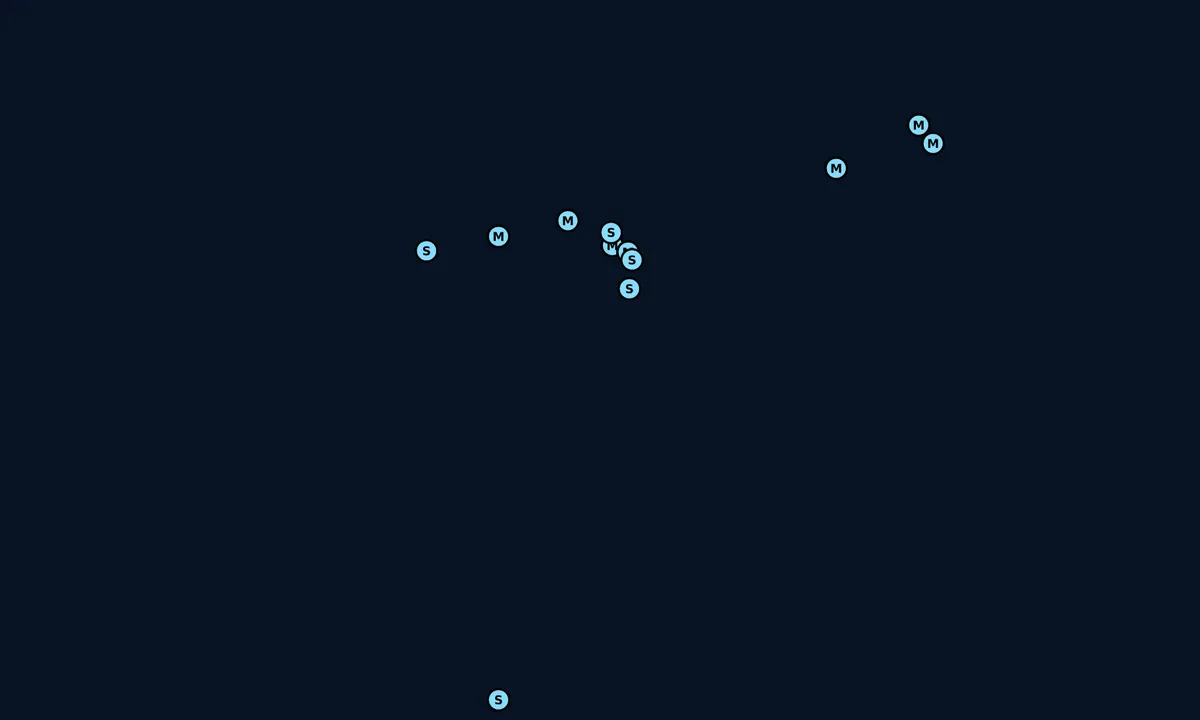Satelite image of Sombrero Reef