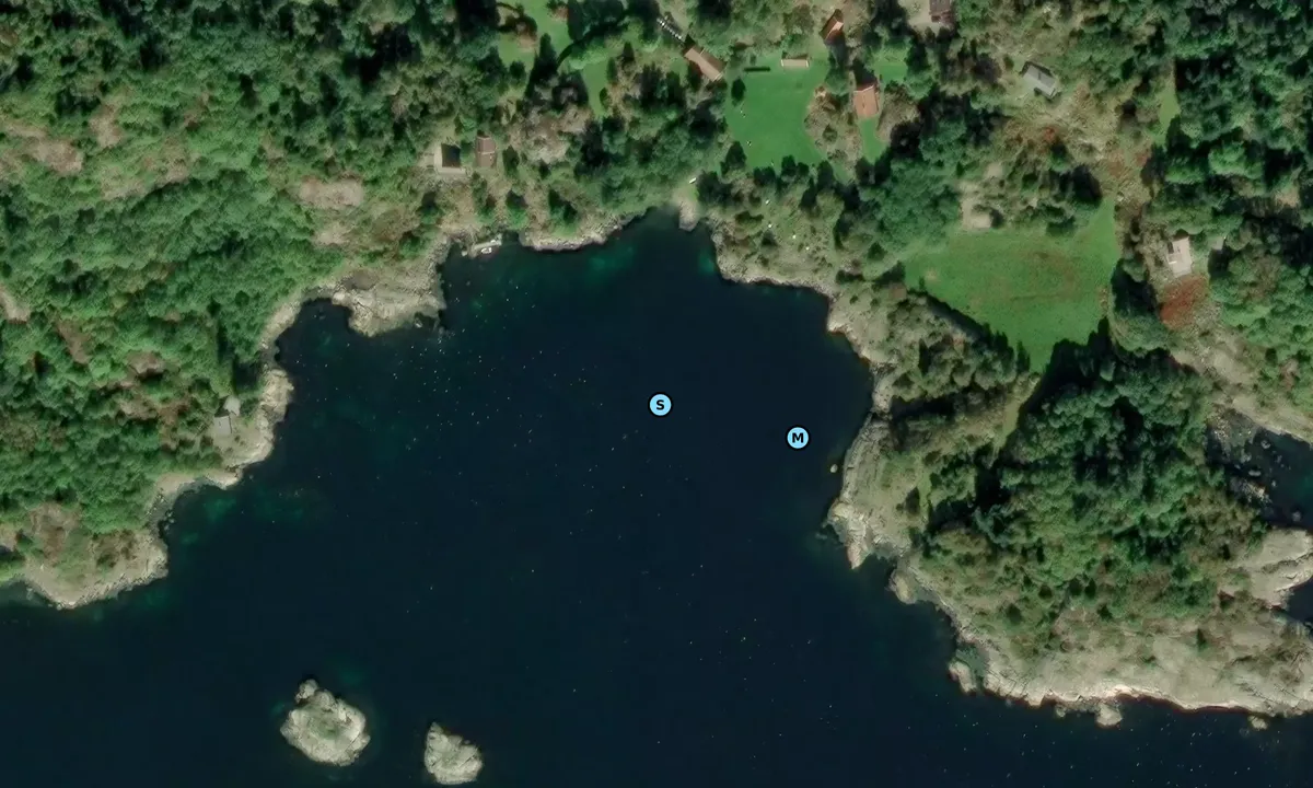 Satelite image of Søndre Nesestranda