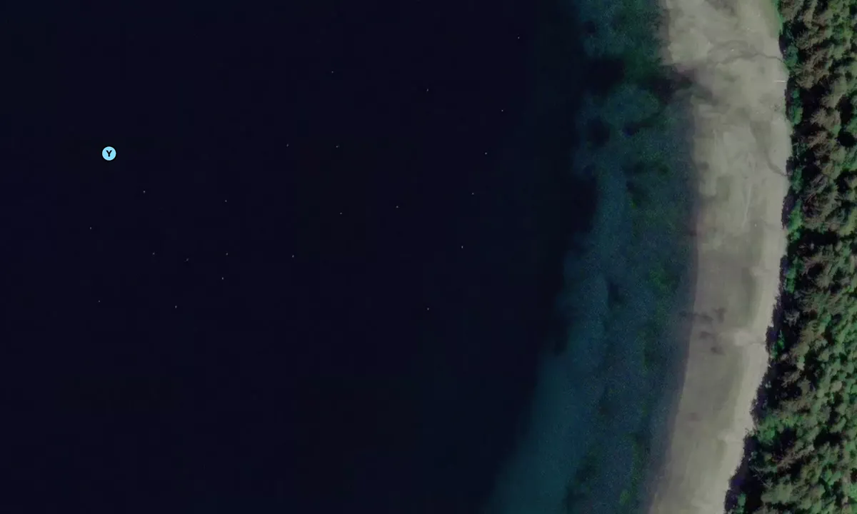 Satelite image of Sore Finger Cove