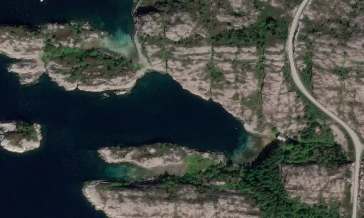 Satelite image of Søre Småvågen