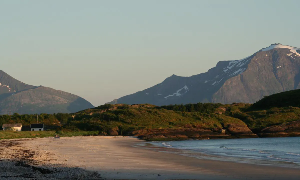 Sørfugløy: Sandstrand.