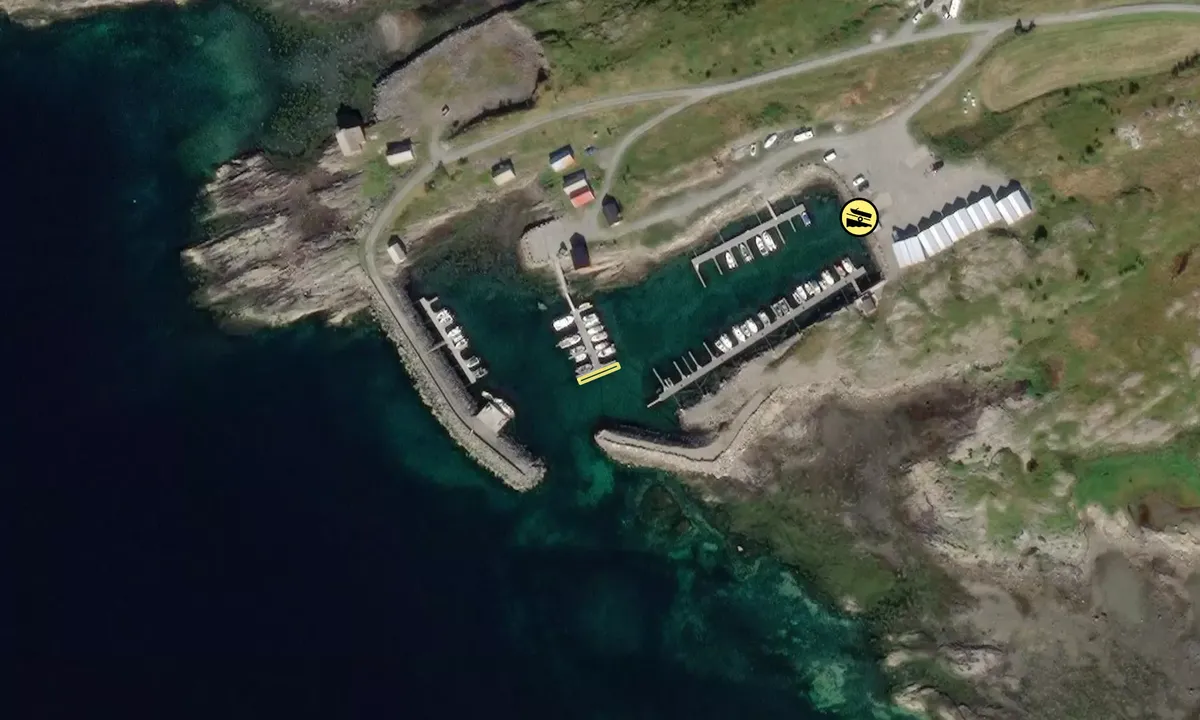 Satelite image of Sørgårdsvågen marina
