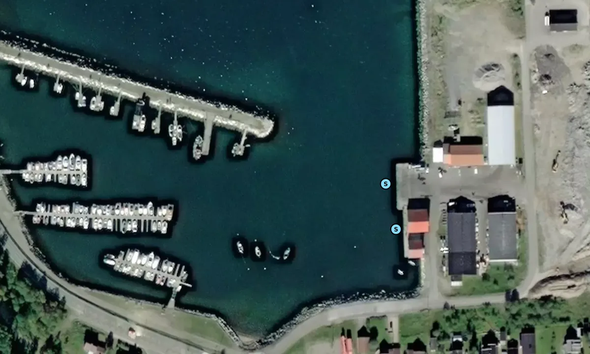 Satelite image of Sørkjosen Havn