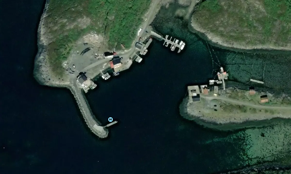 Satelite image of Sørnesøyvågen