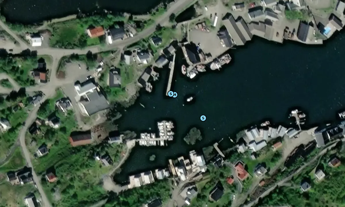 Satelite image of Sørvågen