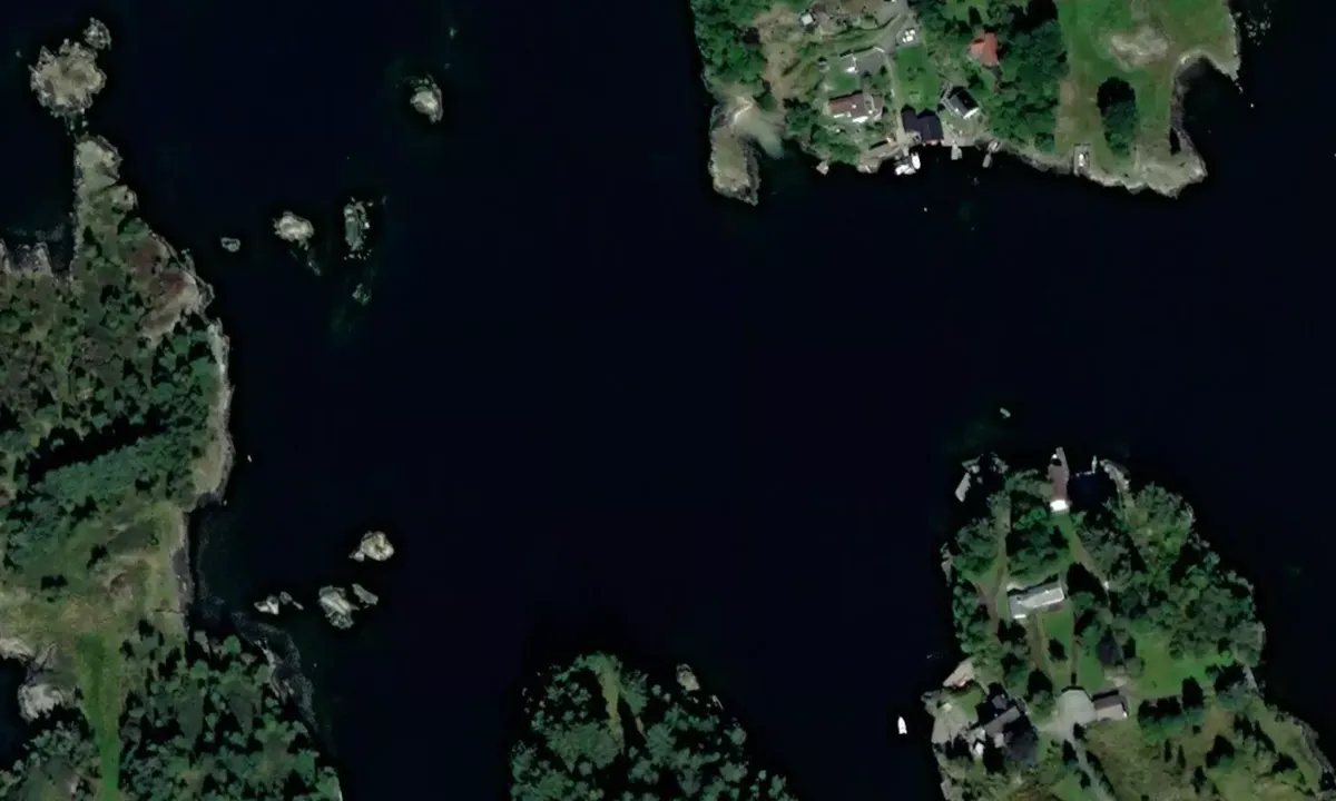 Satelite image of Sørvågen - Førresfjorden