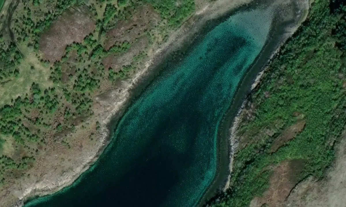 Satelite image of Sørvågen - Glein