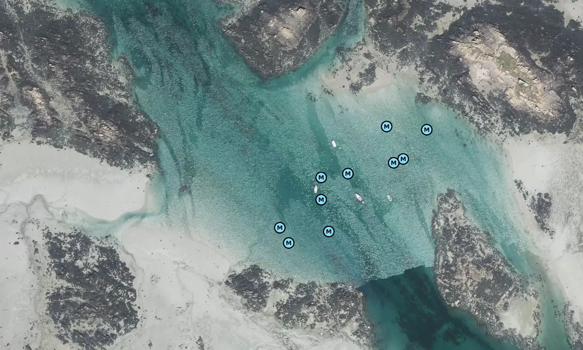 Satelite image of Sound de Chausey