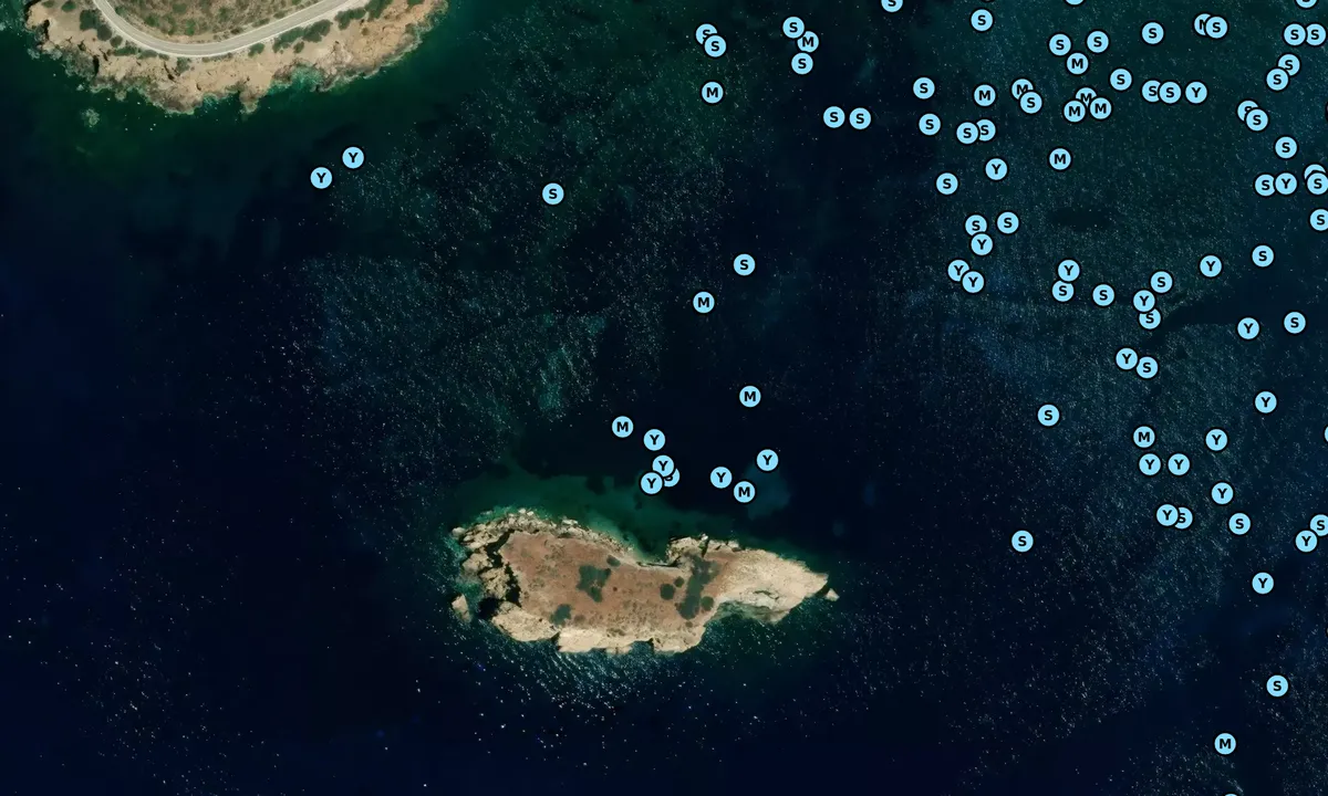 Satelite image of sounion