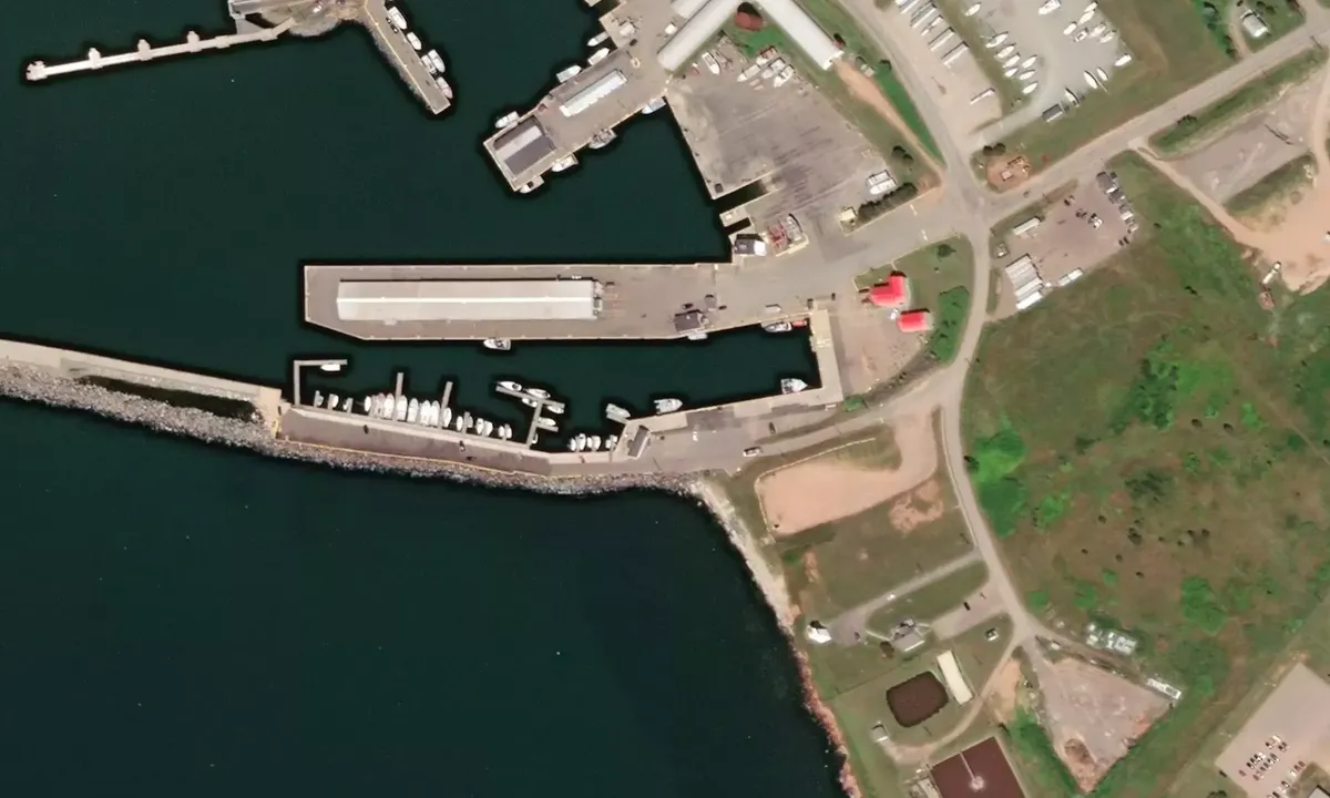 Satelite image of Souris Marina