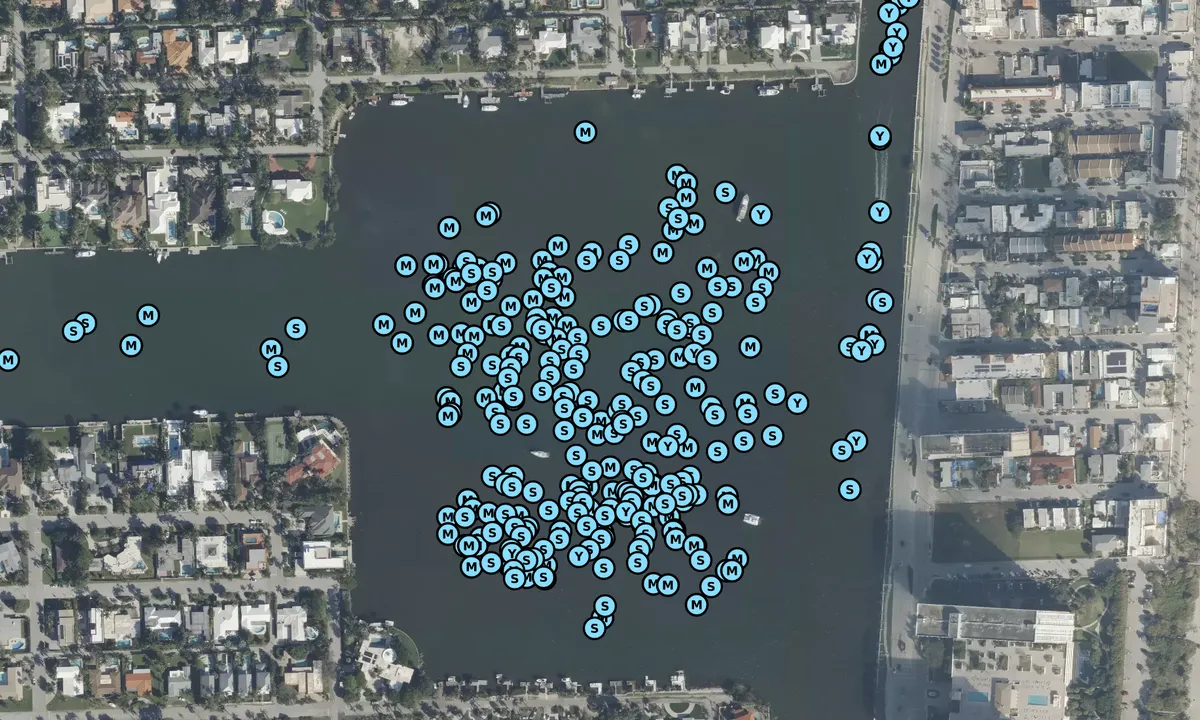 Satelite image of South Lake - Hollywood