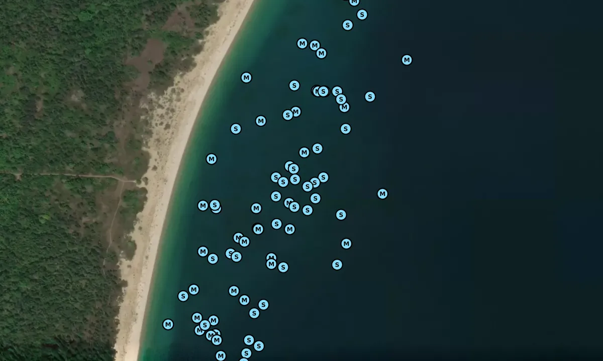 Satelite image of South Manitou Island