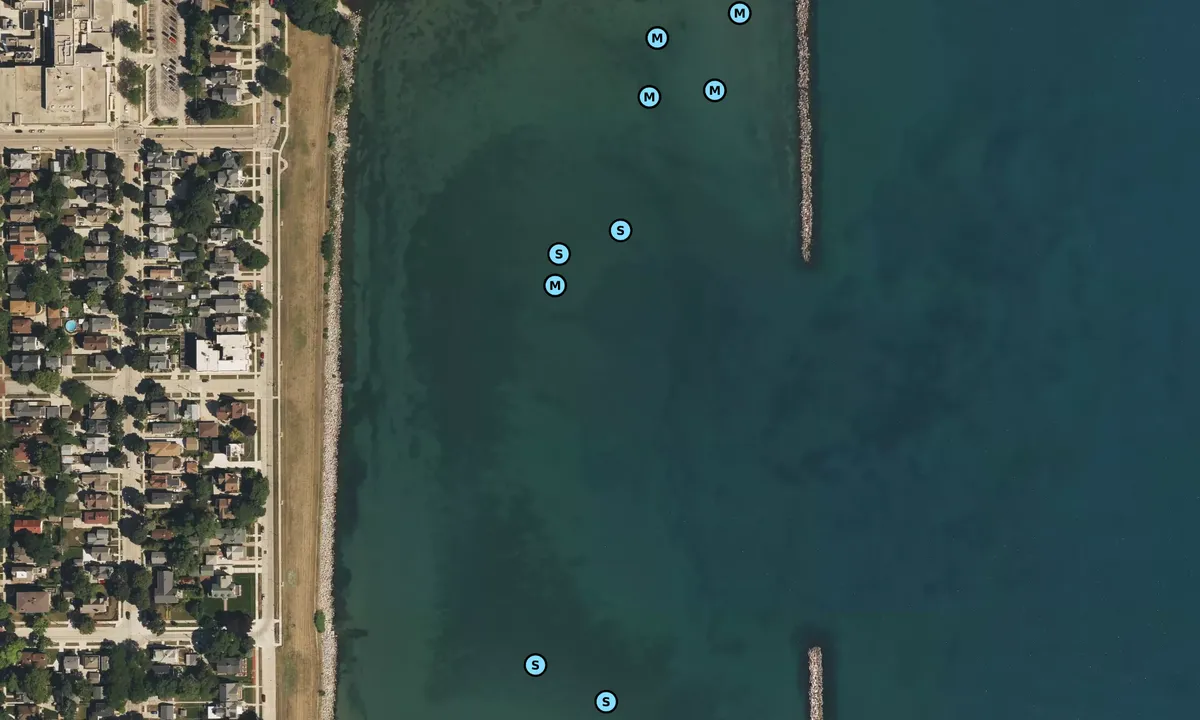 Satelite image of South of Racine