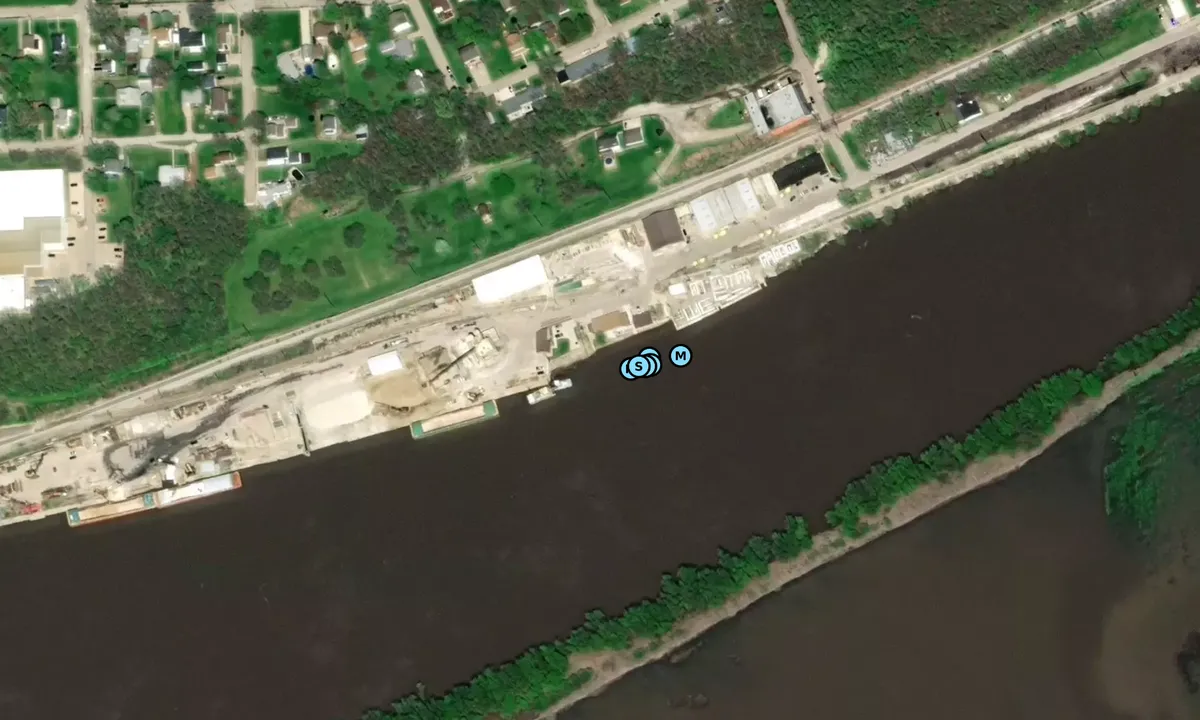 Satelite image of South Shore Boat Club
