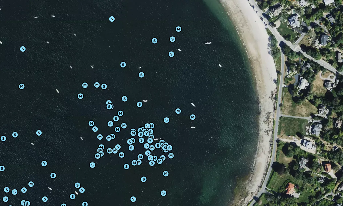 Satelite image of Southeast Harbor