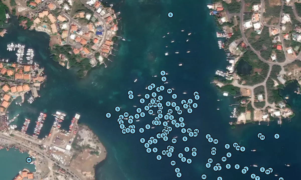 Satelite image of Spaanse Water (Spanish Water)